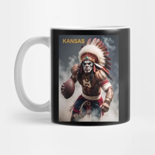 Chief playing football Mug